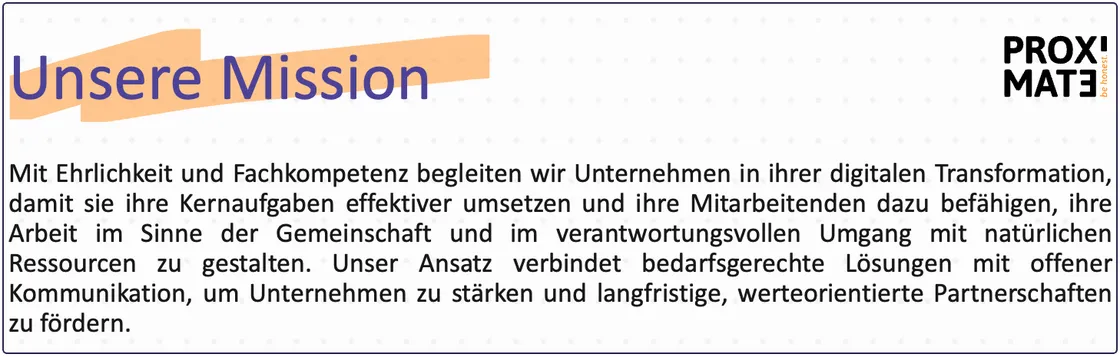 Unsere Mission